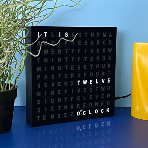 Led word desk - led,