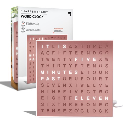 Sharper image led word digital - sharper,