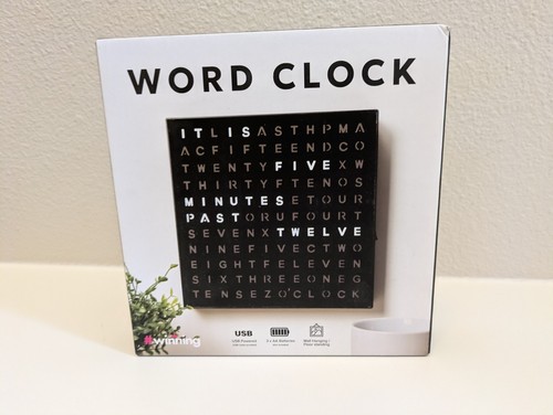 Nib winning word clock - nib,