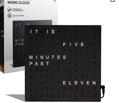 Fantastic led word clock with - word,