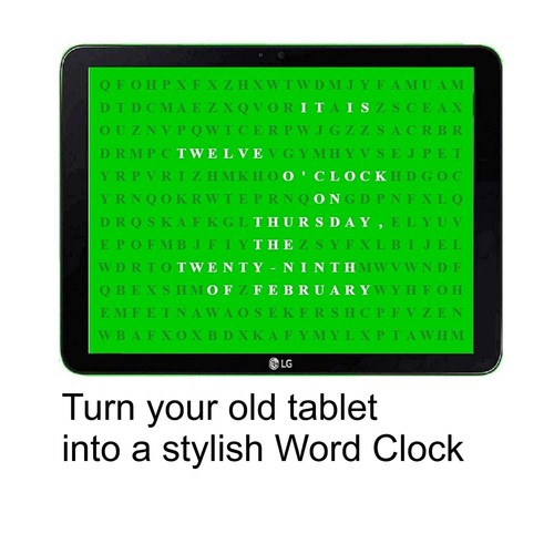 Turn your old tablet into - , a