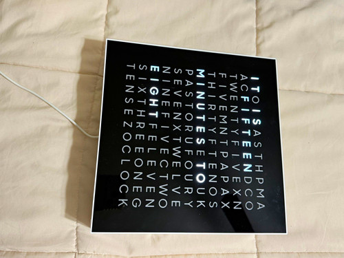 Illuminated square digital - illuminated,