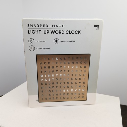 Sharper image light word - image,