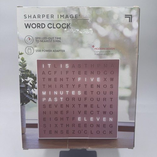 Sharper image word - word, rose