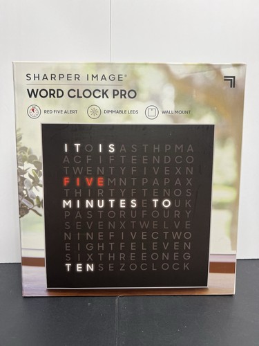 Led word clock pro with - clock,